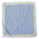 Blue Mini Paisley Pocket Square 29cm - Tie Doctor